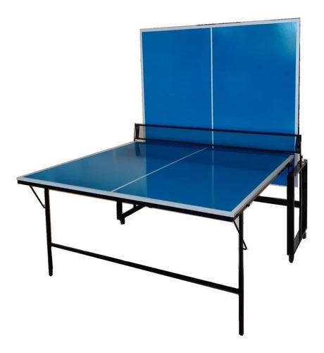 Imagen 2 de 4 de Mesa De Ping Pong 12 Mm Fronton, Plegable, Incluye Red