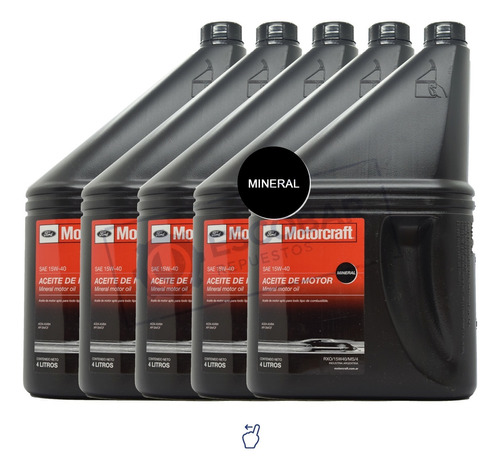 Kit Aceite Ford Motorcraft 15w40 Mineral X 20 Lts.