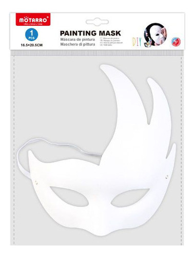 Mascara Para Pintar Antifaz Manualidades Color Blanco Antifaz Mujer
