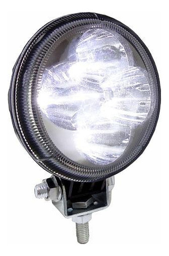 Farol De Trabalho Redondo Com Leds 16w 9v A 48v Dni 4183