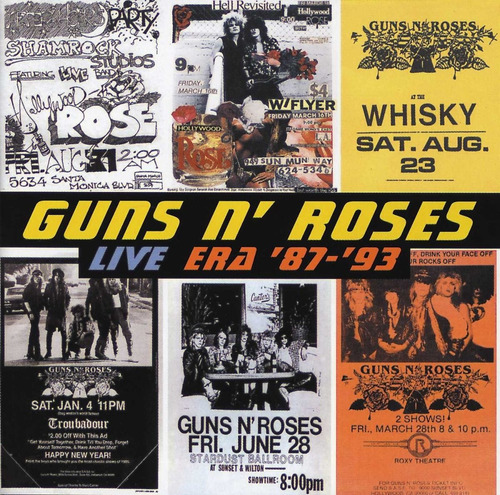  Guns N' Roses - Live Era '87-'93 - 2 Cds Nuevo, Cerrado