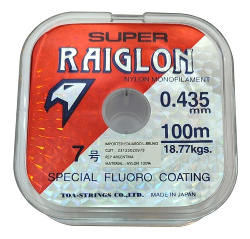 Tippet Super Raiglon 100m 0.435mm Fly Fishing