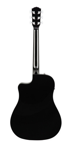 Imagen 3 de 5 de Guitarra Electroacústica Fender Classic Design CD-60SCE para diestros black brillante