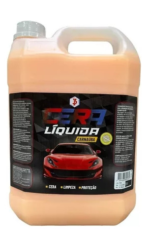 Cera Liquida Automotiva Cristalizadora Carnauba Plus - 5 Lts