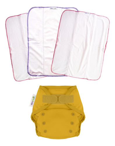 Pañal Predoblado Gde Y Cubierta | Pack Retro Ecopipo