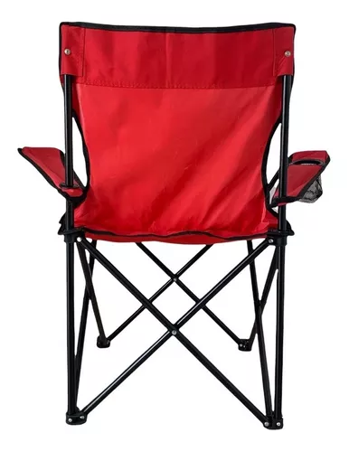 Silla Camping Y Playa Plegable Portatil Para Exteriores Gaon Rojo Gaon  Camping