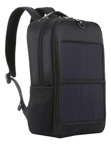 Mochila Con Cargador Solar De Nailon Para Hombre, Portátil Y