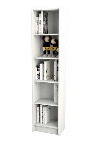 Estantería Biblioteca Columna Modular Nordico Melamina