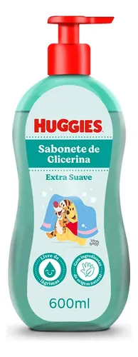 Huggies sabonete líquido de glicerina extra suave disney 600mL