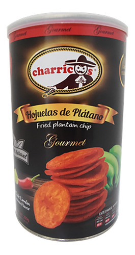 Botana Charricos Platanitos Fritos Lata Chile 200g