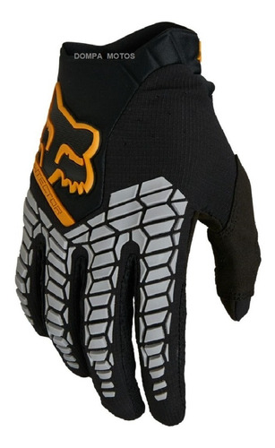 Guantes Fox Pawtector Original Gris Gold Atv Moto Cuatri Mx 