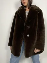 Comprar Tapado Zara Piel Color De Tendencia Nuevo!