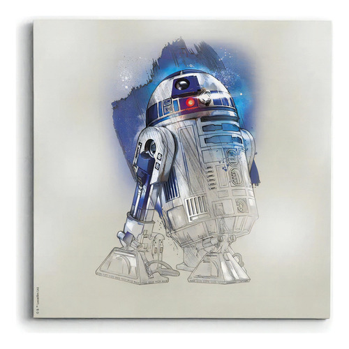 Cuadros Decorativos Star Wars - Disney Color R2-D2