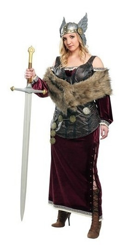 Disfraz De Guerrera Vikingo Vikinga Para Damas Envio Gratis