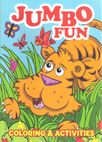 Imagen 2 de 7 de Libro Jumbo Preescolar Colorear / Iluminar Infantil Niños