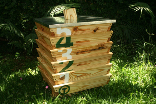 Terranova Compostera 3-4 Personas 80 Litros - 5 Modulos