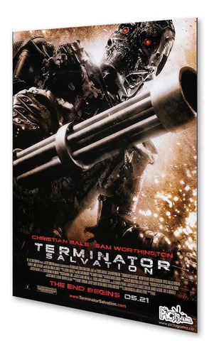 Retablo Póster Terminator Afiche Impresión Fotográfica