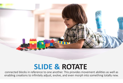Kit De Construcción 300 Piezas, Bloques Coloridos 3d Para Ni