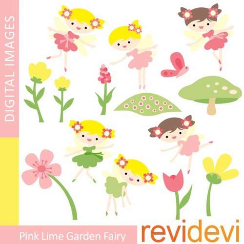 Kit Imprimible Hadas Imagenes Clipart Cod 14