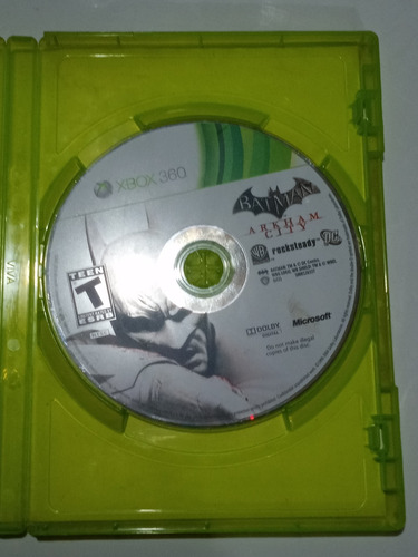 Juego Xbox 360 Batman Arkham Cyty 