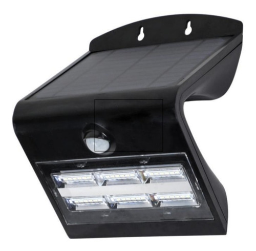 Luminaria Solar Luz Calida Led 8w Exterior De Pared Ip65