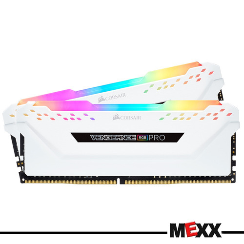 Memoria 32gb 2x16 2666 Ddr4 Corsair Vengeance Rgb White Mexx