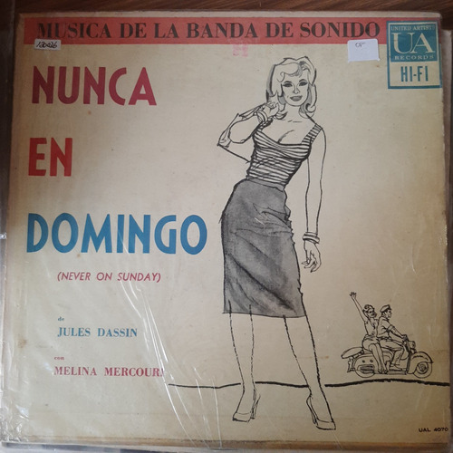 Vinilo Nunca En Domingo Banda Original Bs1