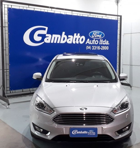 Ford Focus Titanium Plus 2018 Prata Flex