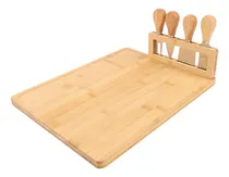 Comprar Tabla De Quesos Con Charcutería Rectangular De Bambú