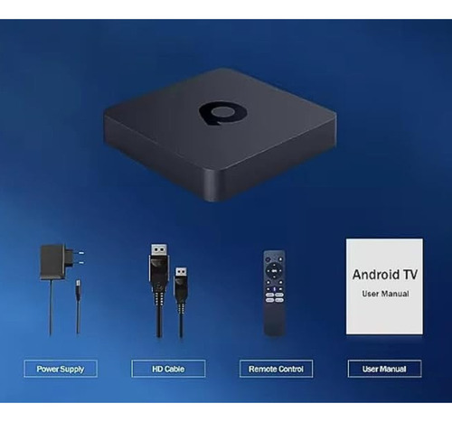 Smart Convertidor Tv Box 8k 5g - 256gb Control Remoto De Voz Negro De Voz