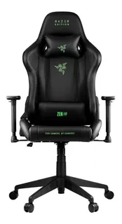 Silla de escritorio Razer Tarok Essential REZ-0001 gamer ergonómica negra con tapizado de cuero sintético