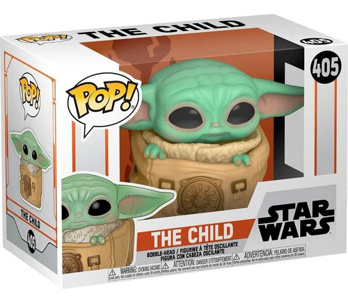 Funko Pop Star Wars The Child 405 En Maleta Bobble-head 