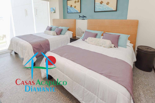 Imagen 11 de 14 de Cad Ocean Front 602. Terraza Con Vista Frontal Al Mar