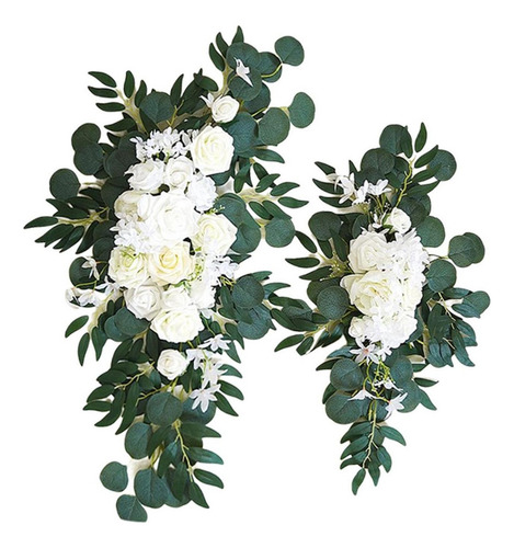 - Decoraciones De Telón De Fondo De Boda Con Guirnalda
