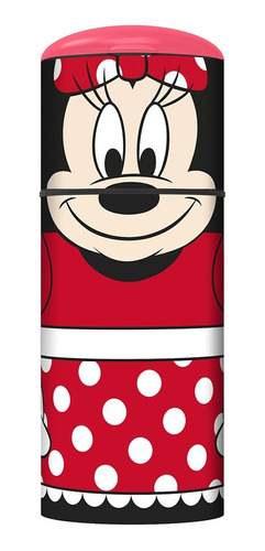 Vaso Botella Minnie Mouse Pico Tapa Cresko Casa Valente