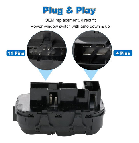 Interruptor De Vidrio Izquierdo Ford Focus Ys4z14529ba