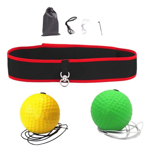 2 Pelota De Boxeo Para , Pelota De Bolas Amarillas