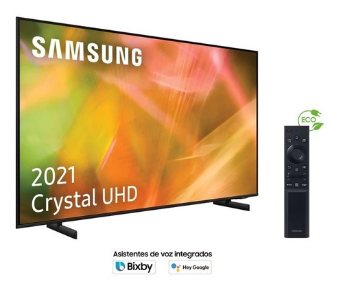 Imagen 1 de 5 de Televisor Samsung 2021 Un60au8000 Crystal Uhd 4k Smart Tv