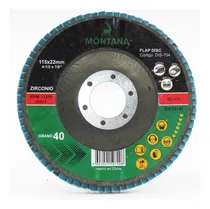 Comprar Disco Flap Zirconio Montana 4 \\'\\' 115 - Grano 80 - 5 Unidad