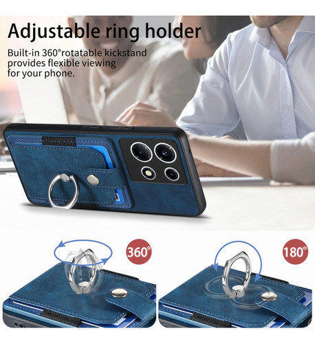 Pzz Funda Tipo Tarjetero Para Infinix Note 30/hot 30i