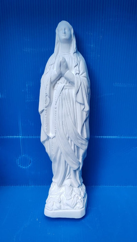 Virgen De Lourdes  De Yeso Para Pintar