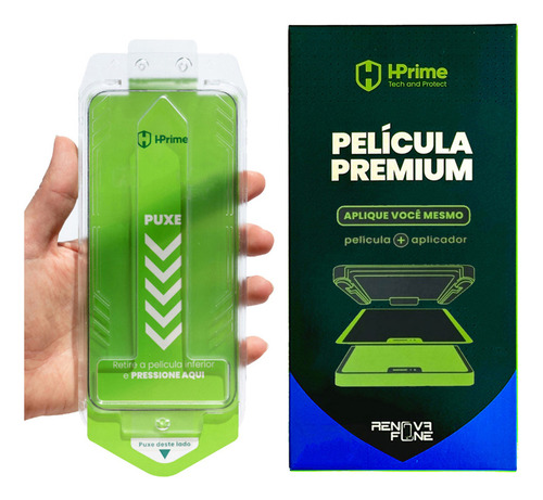 Pelicula Hprime Com Aplicador Para iPhone 16 Pro