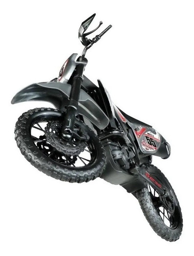 Brinquedo Moto Motocross Racing Pneus De Borracha 34 Cm Roma