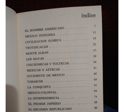 Historia De Mexico De La Epoca Prehispanica A Nuestros Dias (Usado)