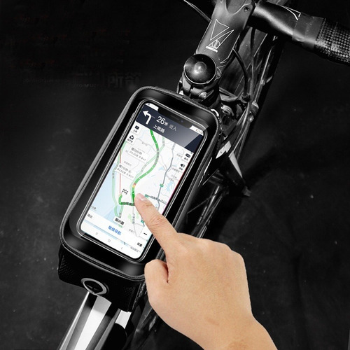 Bolsa De Bicicleta Bolsa Delantera Mtb Funda De Teléfono Bol