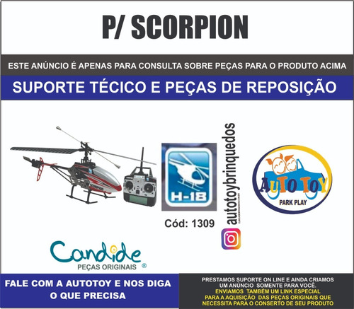 Scorpion 1309 - H-18 - Candide - Peças De Reposição