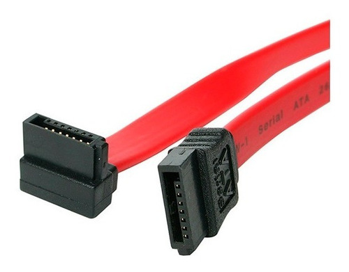 Imagen 1 de 6 de Cable Sata Datos 0,5m 90º Dracma Para Computadora