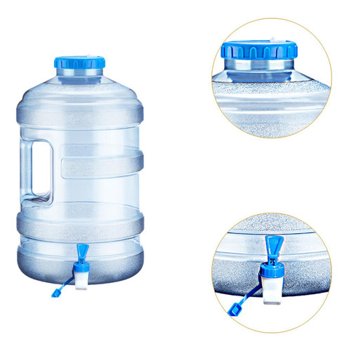 Contenedor De Agua Con Espiga, Cubo De Agua Con Tapa De Azul