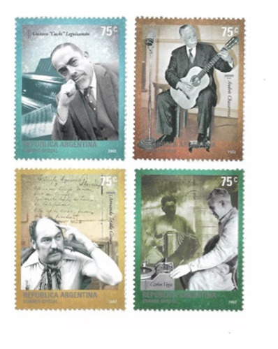 2002 Musicos- Folcloristas- Argentina Mnh