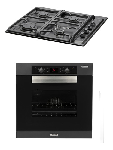 Combo68 Longvie Horno He6900g + Anafe A6600gf